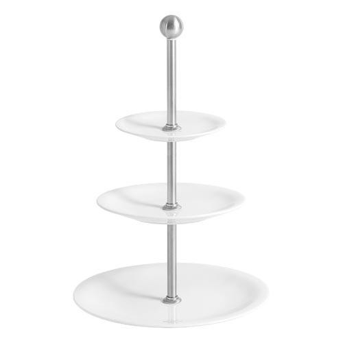 Kahla Update Weiß - Belle Etage Etagere Midi 3-częściowy talerz 16-21,5-26,5 cm