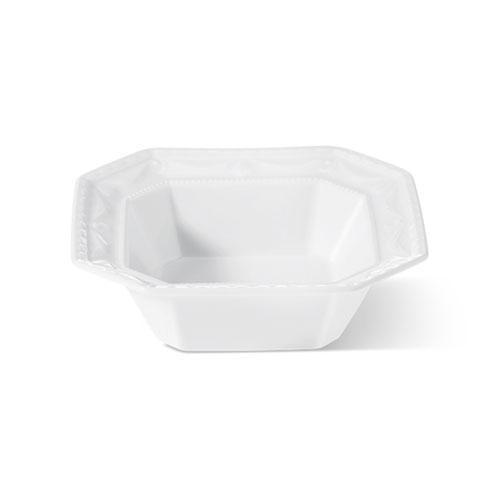 KPM Berlin Kurland Weiß Miska na deser kwadratowa mała 13 cm