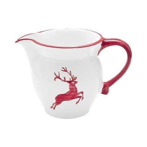 Gmundner Keramik Rubinroter Hirsch Dzbanek do mleka gładki 0,5 L / h: 10,8 cm