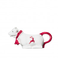 Gmundner Keramik Roter Hirsch Dzbanek do mleka Krowa mleczna 0,16 L / h: 9,2 cm