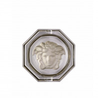 Rosenthal meets Versace Medusa Lumiere Haze Pepelniczka szklana szara d: 13 cm