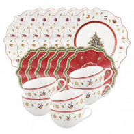 Villeroy & Boch Toy's Delight Zestaw do kawy biały 18 szt