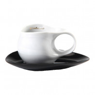 Luigi Colani Ab ovo Black & White Kubek do espresso 2-częściowy 0,08 L