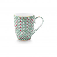 Pip Studio Blooming Tales Blue Becher mit Henkel 0,36 L