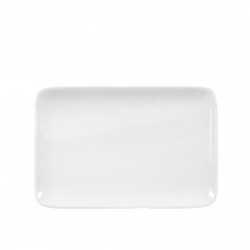 Tettau Worpswede Weiß Prostokątny tac 20,5x12,5 cm