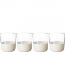 Villeroy & Boch Manufacture Rock blanc Zestaw szklanek do whisky 4 szt.