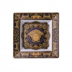 Rosenthal meets Versace Medusa blue Miska 14 cm