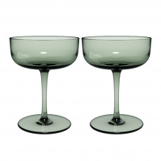 like. by Villeroy & Boch Like Glass Sage Zestaw kieliszków do szampana / deserów Like Sage 2 szt. 0,1 L