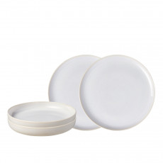 like. by Villeroy & Boch Crafted Cotton Zestaw stołowy, 4 części