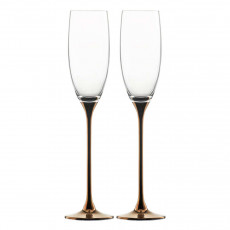 Eisch Champagner Exklusiv - Geschenkset Kieliszki do szampana miedziane w pudełku prezentowym 2-częściowe / 180 ml