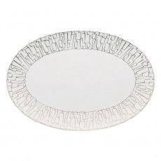 Rosenthal studio-line TAC Gropius - Skin Gold Płyta 34x23,5 cm