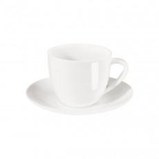 ASA SELECTION A Table Weiß Filiżanka cappuccino z podstawką 0,25 L