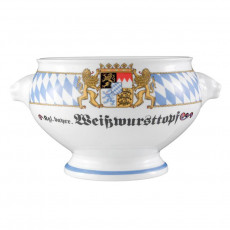 Seltmann Weiden Compact Bayern Terrina z głową lwa lub 'Weisswursttopf' 2,1 L