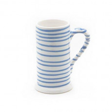 Gmundner Keramik Blaugeflammt Kufel do piwa kształt-A 0,5 L / h: 17 cm