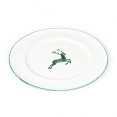 Gmundner Keramik Grüner Hirsch Talerz obiadowy gourmet d: 27 cm / h: 2 cm