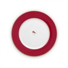 Pip Studio Love Birds Red-Pink Speiseteller rot 26,5 cm