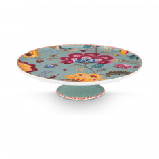 Pip Studio Blooming Tales Blue Tortenteller 30,5 cm