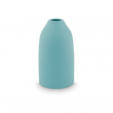 Pip Studio Blooming Tales Blue Vase Ceramic Matt Blue 20 cm