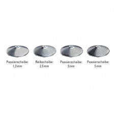 Küchenprofi Profi Profesjonalne urządzenie do przejścia z 4 dyskami d: 20 cm / h: 15 cm