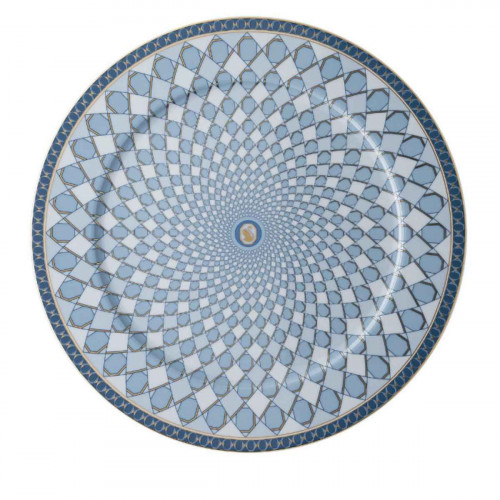 Swarovski x Rosenthal SIGNUM Azure Prato de apresentação 33 cm