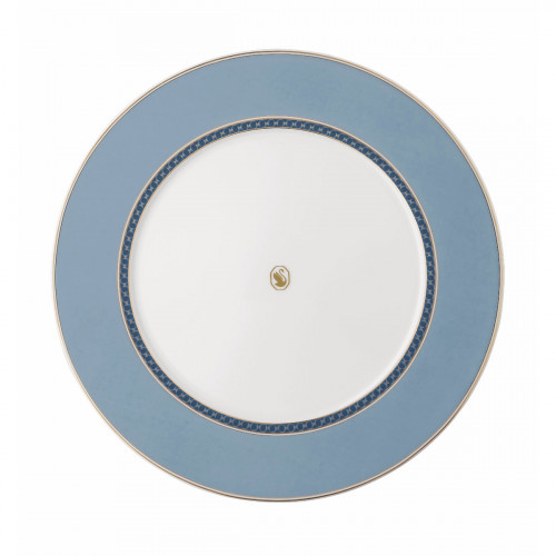 Swarovski x Rosenthal SIGNUM Azure Prato de jantar 29 cm
