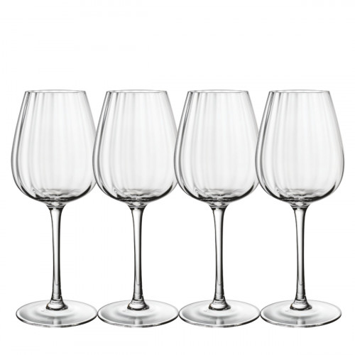 Villeroy & Boch Rose Garden Glas Conjunto de taças de vinho branco 4 peças 430 ml / h: 21,8 cm