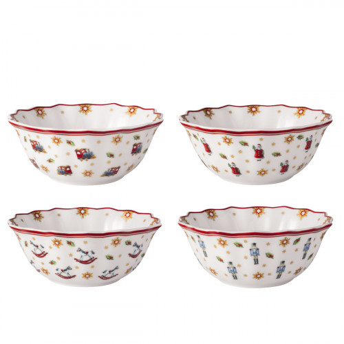 Villeroy & Boch Toy's Delight Conjunto de tigelas de aniversário 4 peças