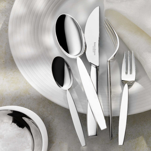 Robbe & Berking Besteck 12 - 925 Sterling Silber Conjunto de talheres de menu 30 peças