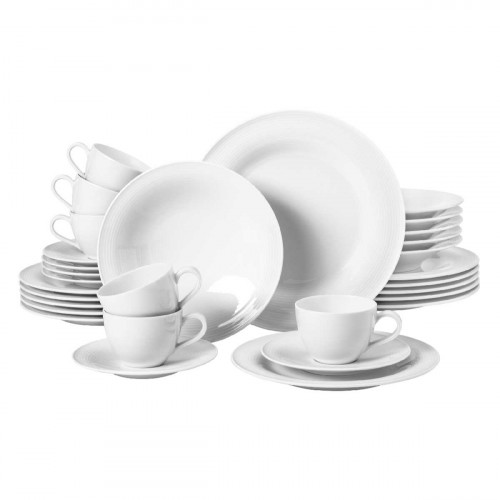 Seltmann Weiden Beat Weiß Conjunto combinado de 30 peças