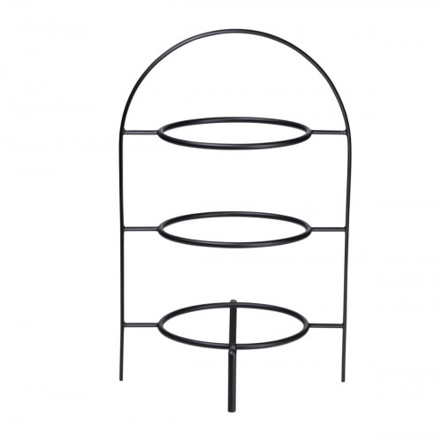 ASA SELECTION A Table Ligne Noire Etagere de três níveis para pratos de sobremesa d: 21 cm / h: 36,5 cm