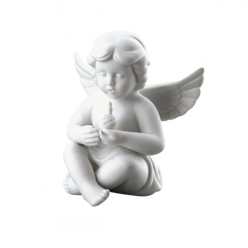 Rosenthal Engel Anjo com bolo de aniversário médio 10 cm