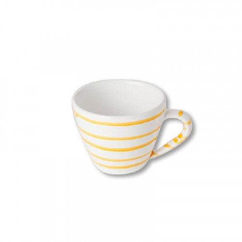 Gmundner Keramik Gelbgeflammt Chávena de cappuccino superior 0,16 L / h: 6,8 cm