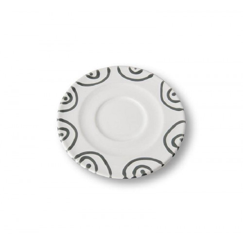 Gmundner Keramik Graugeflammt Pires de cappuccino Gourmet d: 14 cm