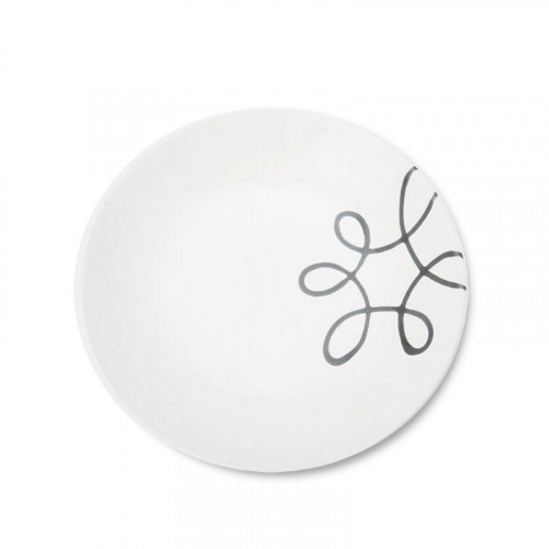 Gmundner Keramik Pur Geflammt Grau Prato de sopa Cup d: 20 cm / h: 4,4 cm