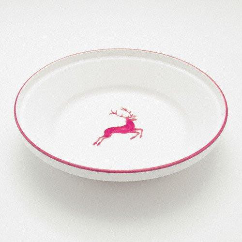 Gmundner Keramik Roter Hirsch Tigela de arroz sem alça d: 28 cm / h: 6,6 cm