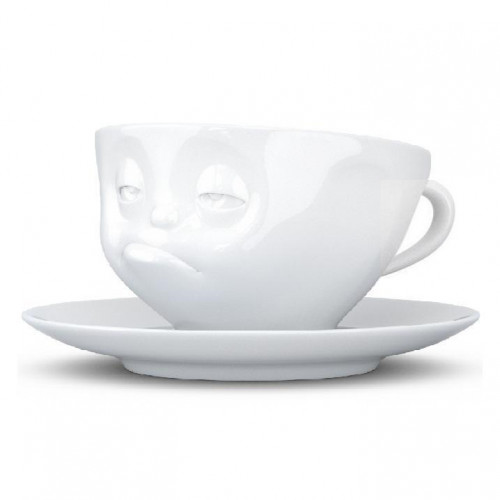 Fiftyeight Products TV Tassen Caneca de café de TV com alça branca verpennt 0,20 L