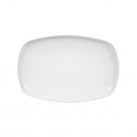 Seltmann Weiden Lido Weiß Tabuleiro de serviço retangular 25x16,5 cm