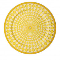 Swarovski x Rosenthal SIGNUM Jonquil Prato de apresentação 33 cm