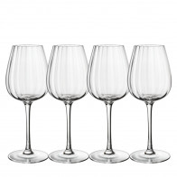 Villeroy & Boch Rose Garden Glas Conjunto de taças de vinho branco 4 peças 430 ml / h: 21,8 cm