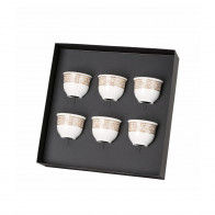 Rosenthal Versace Barocco Beige Becher ohne Henkel klein Set 6-tlg.