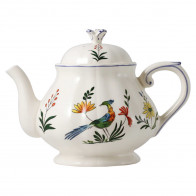 Gien Fayencerie Oiseaux Paradis Chaleira 1,25 l