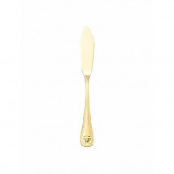 Rosenthal meets Versace Medusa Besteck 14 gramm vergoldet - Feingold 999 Faca de peixe 21 cm