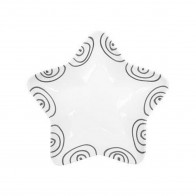 Gmundner Keramik Graugeflammt Tigela de estrela Stella d: 14 cm / h: 3,9 cm