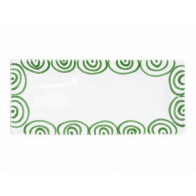 Gmundner Keramik Grüngeflammt Placa retangular 36x15x2,8 cm