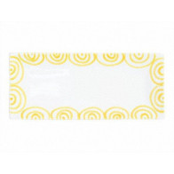 Gmundner Keramik Gelbgeflammt Placa retangular 36x15x2,8 cm