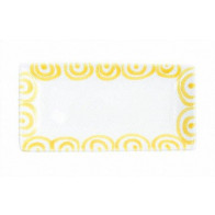 Gmundner Keramik Gelbgeflammt Tigela de petiscos 22x11x2,7 cm
