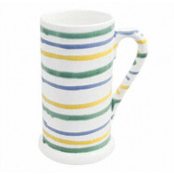 Gmundner Keramik Buntgeflammt Copo de cerveja forma-A 0,5 L / h: 17 cm