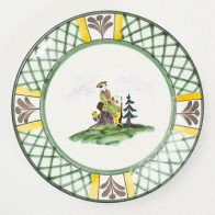 Gmundner Keramik Jagd Prato de pequeno-almoço Cup 20 cm
