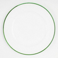 Gmundner Keramik Grüner Rand Prato gourmet d: 29 cm / a: 2,2 cm