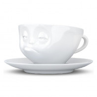 Fiftyeight Products TV Tassen Caneca de café de TV com alça branca verpennt 0,20 L
